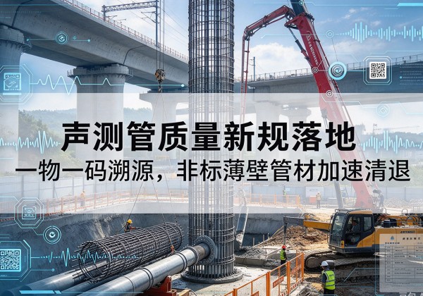 巩留声测管质量新规落地，一物一码溯源，非标薄壁管材加速清退